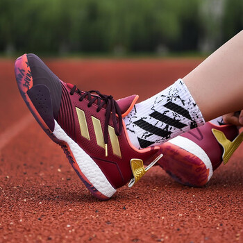 阿迪達(dá)斯（Adidas）籃球鞋EE4157時(shí)尚酒紅 42.5