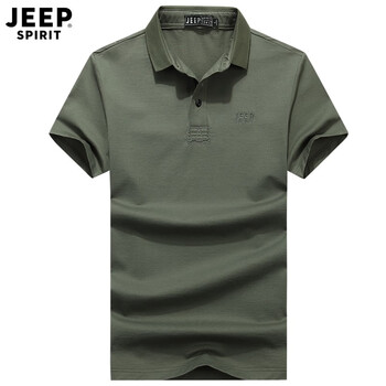 Jeep 短袖 男士T恤 TS0033綠色 
