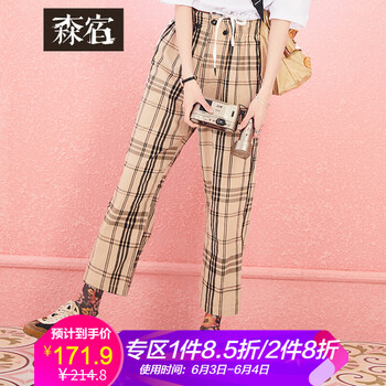 高腰修身牛仔褲，微胖妹子的福音