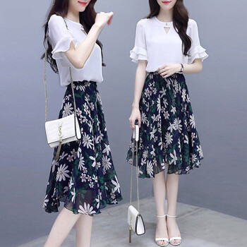 法格娣 純色 拼接，拼色 連衣裙