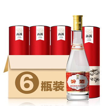 汾酒53375mL-500mL，475mL*6 清香型，清香