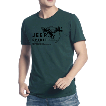 Jeep 短袖 男士T恤 304004軍綠色 