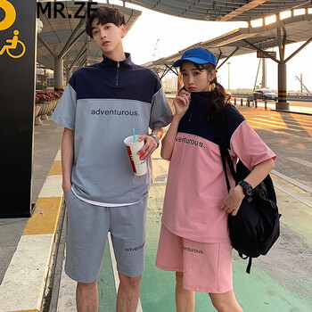 MR.ZF 短袖 男士T恤 天藍(lán)色 