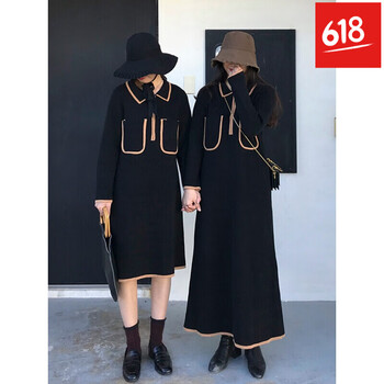 小身材大長(cháng)腿，復古連衣裙