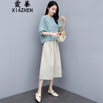 霞蓁（XIAZHEN） 圓點 波點 連衣裙