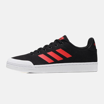 阿迪達(dá)斯（Adidas）板鞋DB3050一號(hào)黑色+紅色 