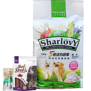 喜樂(lè)比（SharlovY） 雞肉口味成犬狗糧 成犬糧15kg
