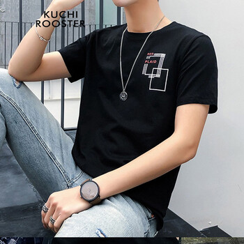 KUCHI ROOSTER 短袖 男士T恤 8065黑色 