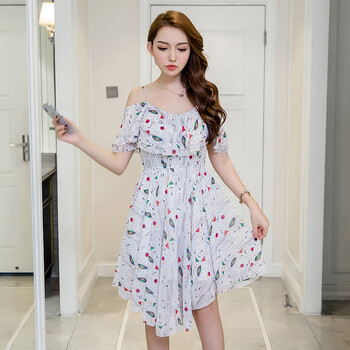 優(yōu)雅印花連衣裙讓你秒變浪漫女神