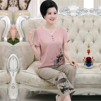 欣秒蕊 毛領(lǐng) 短袖 T恤 女 圓領(lǐng)