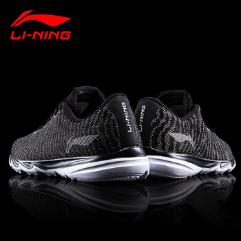 李寧（LI-NING）跑步鞋新基礎黑/銀灰色 45以上