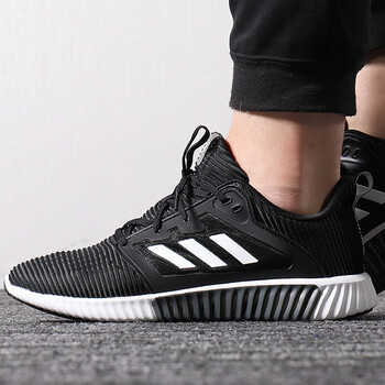 阿迪達斯（Adidas）跑步鞋B41589/黑-白 清風 