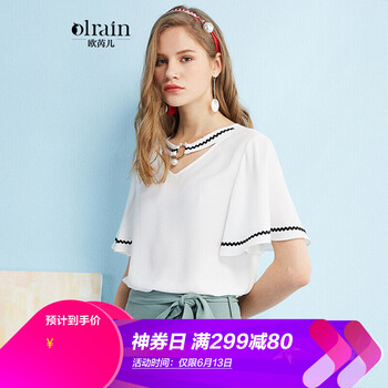 Olrain  短袖 T恤 女 圓領(lǐng)