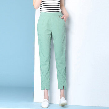 高腰九分褲，讓你告別五五身