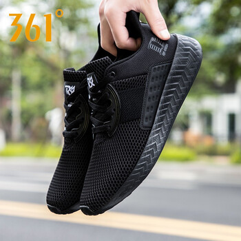 361度跑步鞋361度白/烏黑色-234 39