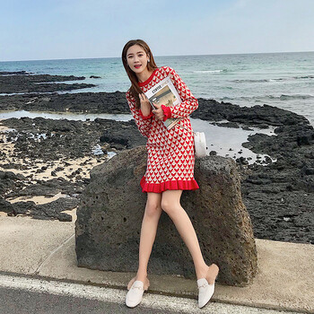 毛衣套裝魚尾裙