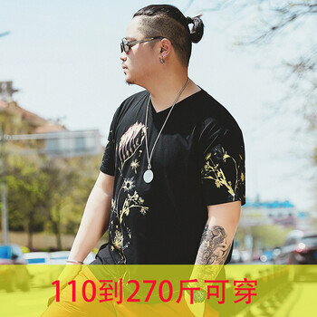 躍志（YUEZHI） 短袖 男士T恤 907黑色 