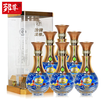 汾53°375mL-500mL，475ml×6瓶 清香型，清香