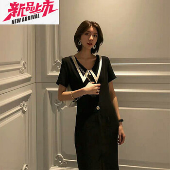 優(yōu)雅氣質(zhì)，真絲連衣裙打造性感范