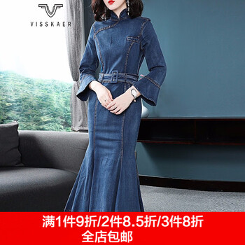 元素,女士,流行,新款,牛仔,長身,趨勢,裙子,樣式