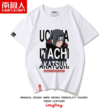 南極人（Nanjiren） 短袖 男士T恤 白/字母鼬 