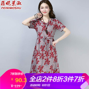 減齡印花連衣裙，打造甜美少女風(fēng)