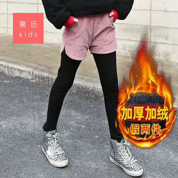 女童純棉靴褲