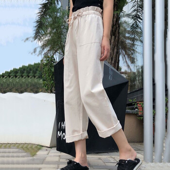 時(shí)尚直筒休閑褲，塑造優(yōu)雅小仙女