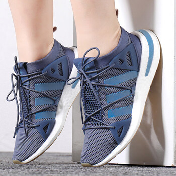 阿迪達(dá)斯（Adidas）跑步鞋 CG6225/原青灰/藍(lán)灰 