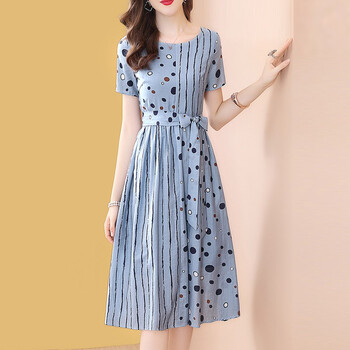 微薰  口袋，綁帶，褶皺，蝴蝶結 連衣裙