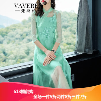 七分,樣式,元素,流行,趨勢,網(wǎng)花裙新款,新款,花裙