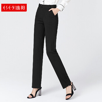 逸陽（ESE-Y）  直筒褲 女 長(zhǎng)褲 休閑褲