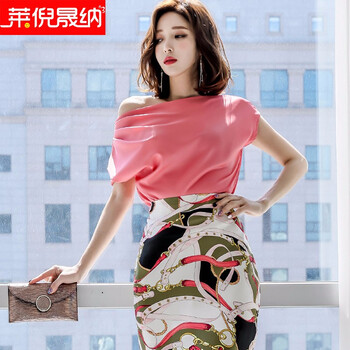 萊倪晟納 字母 印花 連衣裙