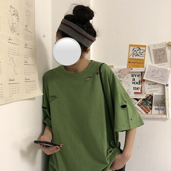 寬松短袖雪紡衫，夏日清涼又減齡
