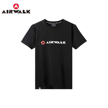 AIRWALK 短袖 男士T恤 黑色 