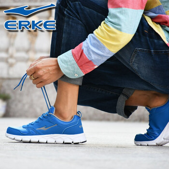 鴻星爾克（ERKE）跑步鞋彩藍（男） 44，35，36，37，38，39，40，41，42，43