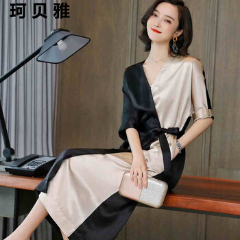 珂貝雅（KE BEI YA） 碎花 立體裁剪 連衣裙