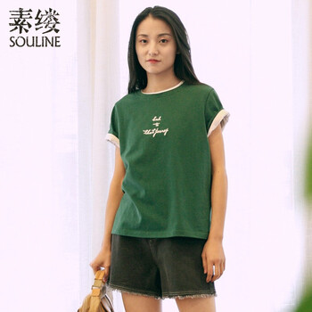 時尚字母短袖，打造清新少女風(fēng)