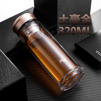 精致雙層玻璃杯，喝水的好幫手
