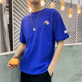 向小園 短袖 男士T恤 藍(lán)色 