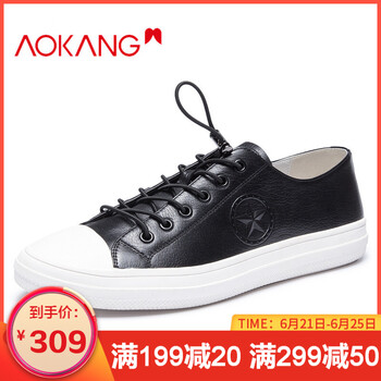奧康（Aokang）男士黑色181332036 38