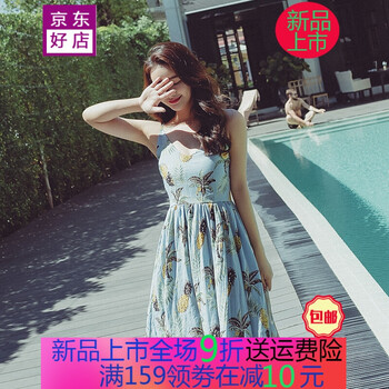 純色網(wǎng)紗長(zhǎng)裙，微胖妹子的小心機(jī)