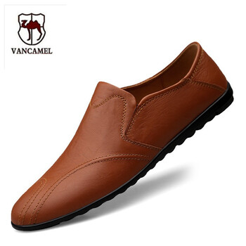 西域駱駝（VANCAMEL）男士9812紅棕 41