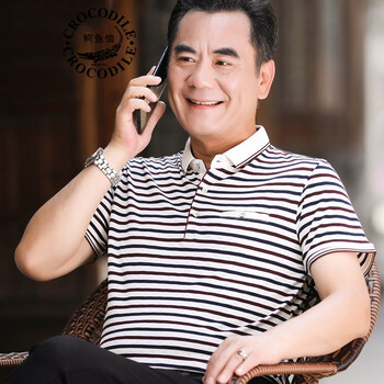 鱷魚恤（Crocosport） 短袖 男士T恤 紅色（舒適絲光棉） 