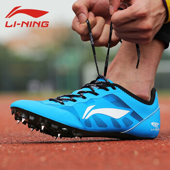 李寧（LI-NING）跑步鞋LJJN15-3天藍(lán)色 