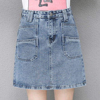 高腰短裙，打造甜美小仙女