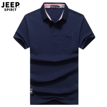 Jeep 短袖 男士T恤 PS007藍(lán)色 