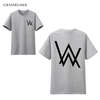 GRASSRUMER 短袖 男士T恤 艾倫沃克C款 灰色 