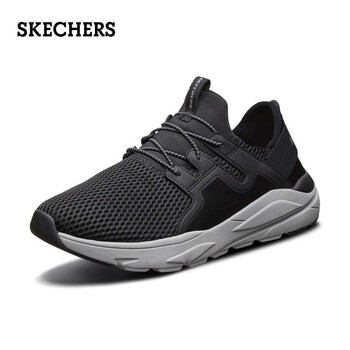 斯凱奇（Skechers）男士黑色/灰色/BKGY 40