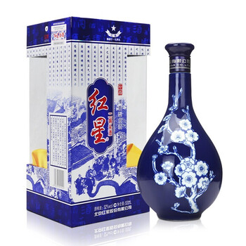 珍品52二鍋頭紅星
